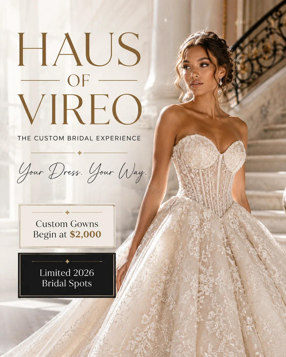 Haus of Vireo custom bridal experience
