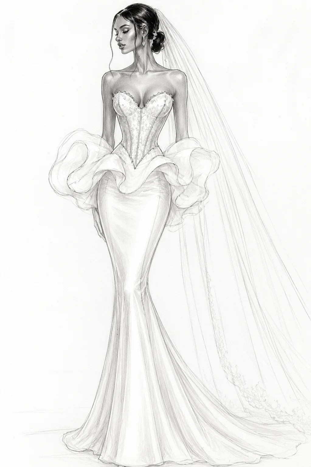 Original designer illustration for Lake Como